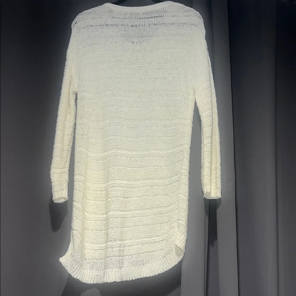 Cozy Cream Knit Sweater Dress